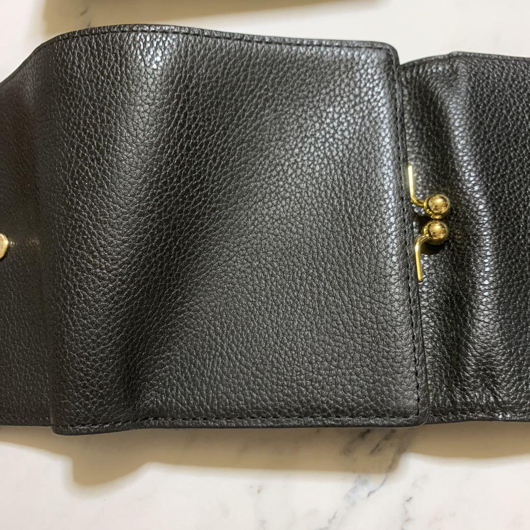 【新品】ANNA SUI ブラック 三つ折り財布【箱付き】