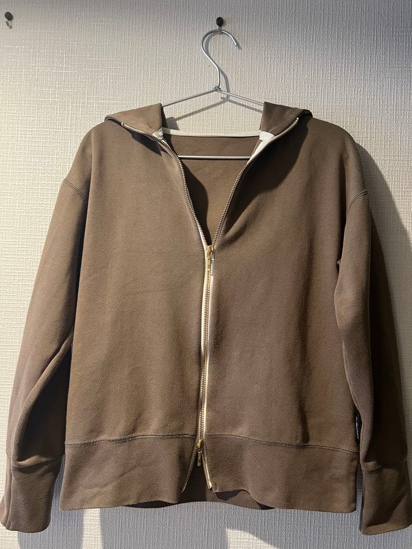 きれいめパーカー リッチブラウンM ourhome 全国総量無料で 71.0%OFF