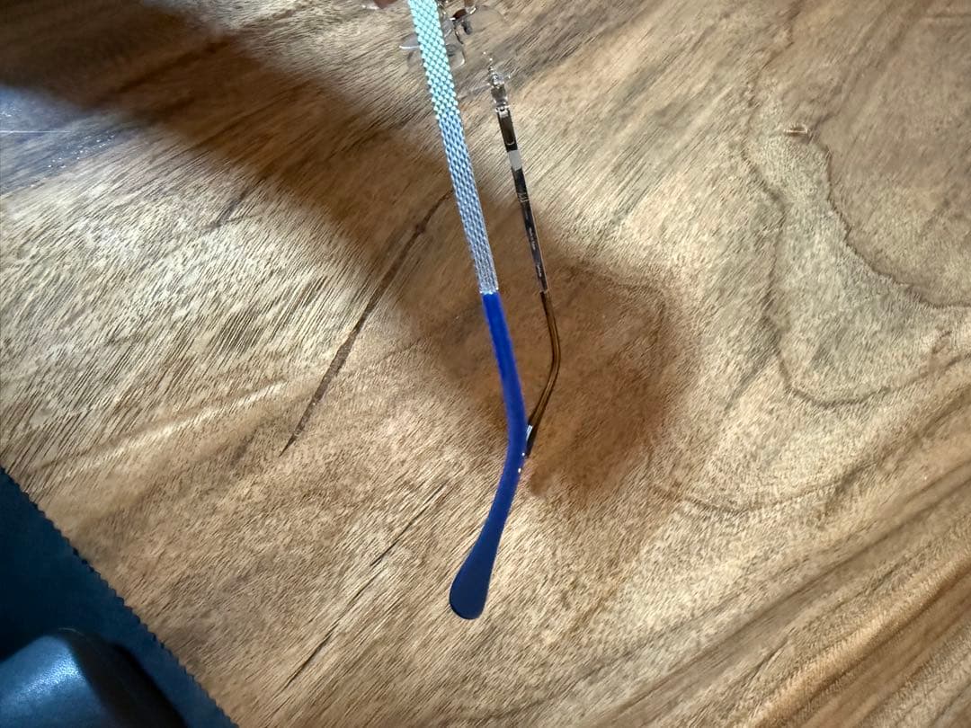 Dunhill メタルフレーム クリアレンズ メガネ