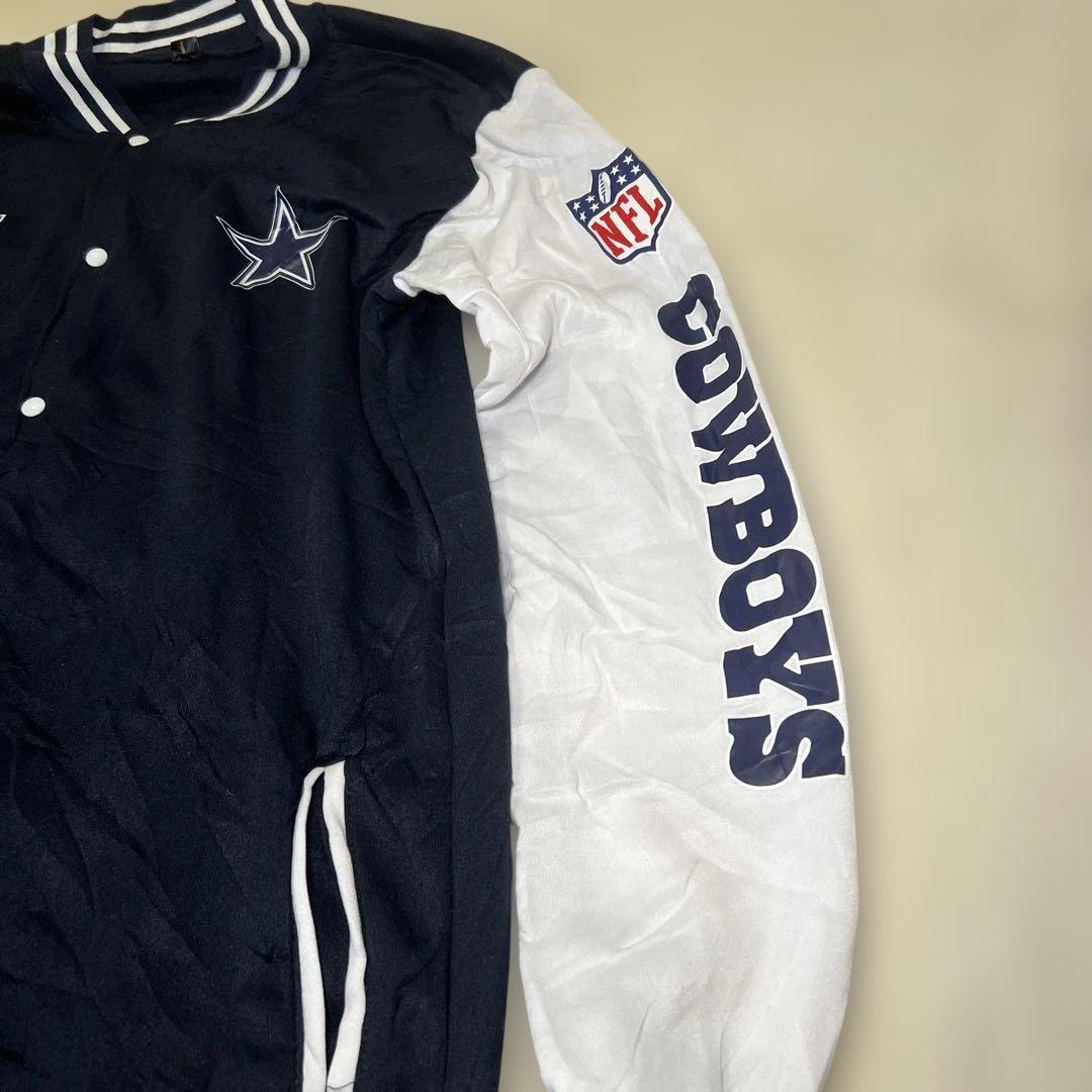 ダラス・カウボーイズ レザースタジャン レア 90's ヴィンテージ NFL ダラス・カウボーイズ レザー