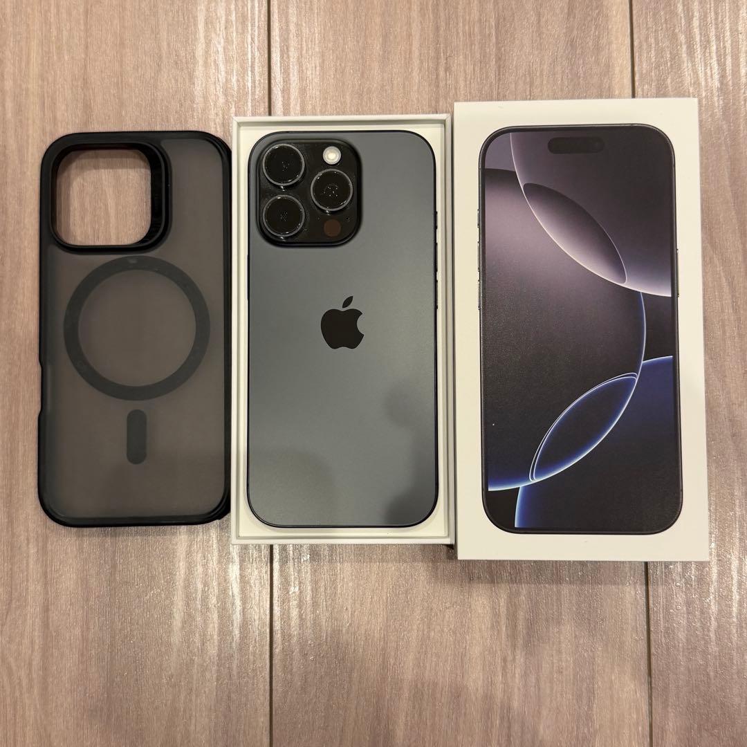 Apple iPhone 16 Pro スペースブラック 本体 - メルカリ