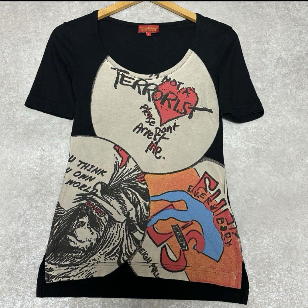 希少 ヴィヴィアンウエストウッド レッドレーベル　コラージュTシャツ 希少 ヴィヴィアンウエストウッド レッドレーベル コラージュT