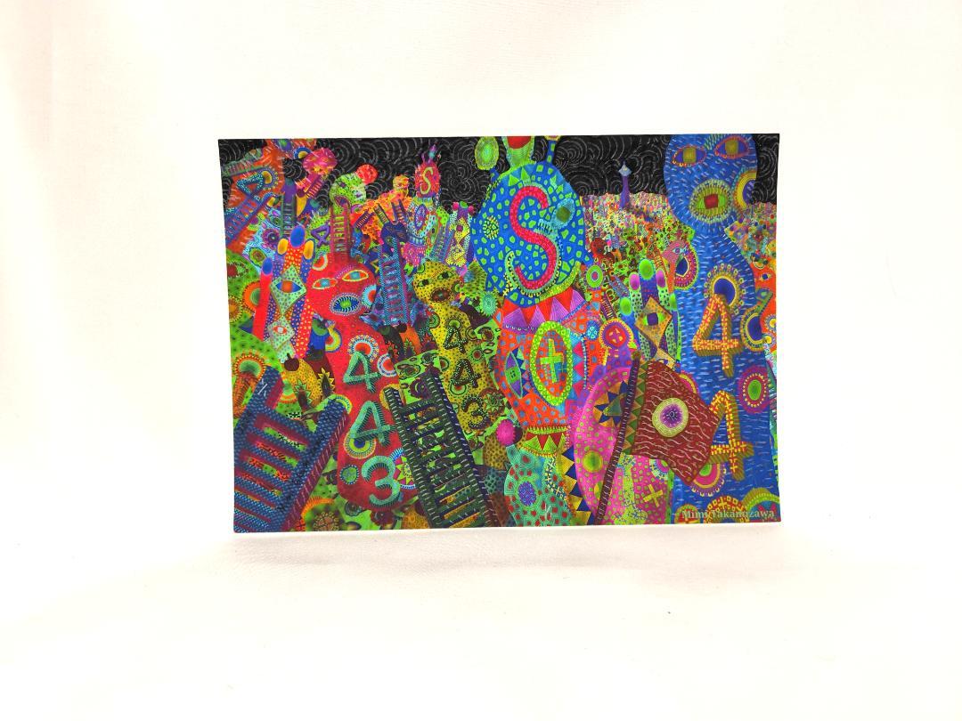 過去からの救援要請　高見沢耳のジクレー版画作品　一点物の版画作品です(A4サイズ 空間と心象風景 高見沢耳のジクレー版画作品 一点物の版画作品です(