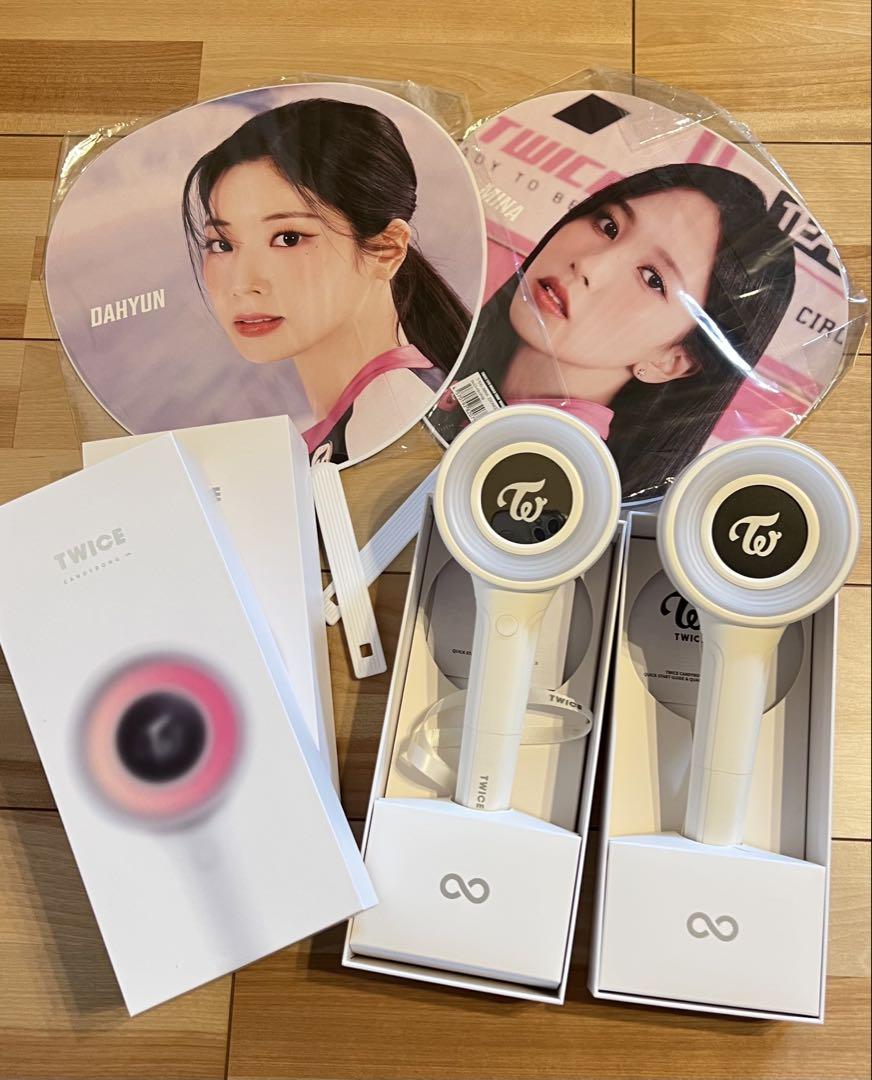 TWICE ペンライト CANDYBONG ∞ うちわ セット