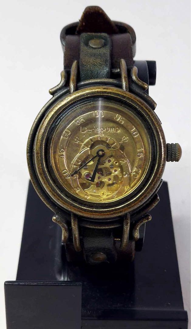 【ジャンク品】dedegumo デザインウォッチ　時計　メンズ