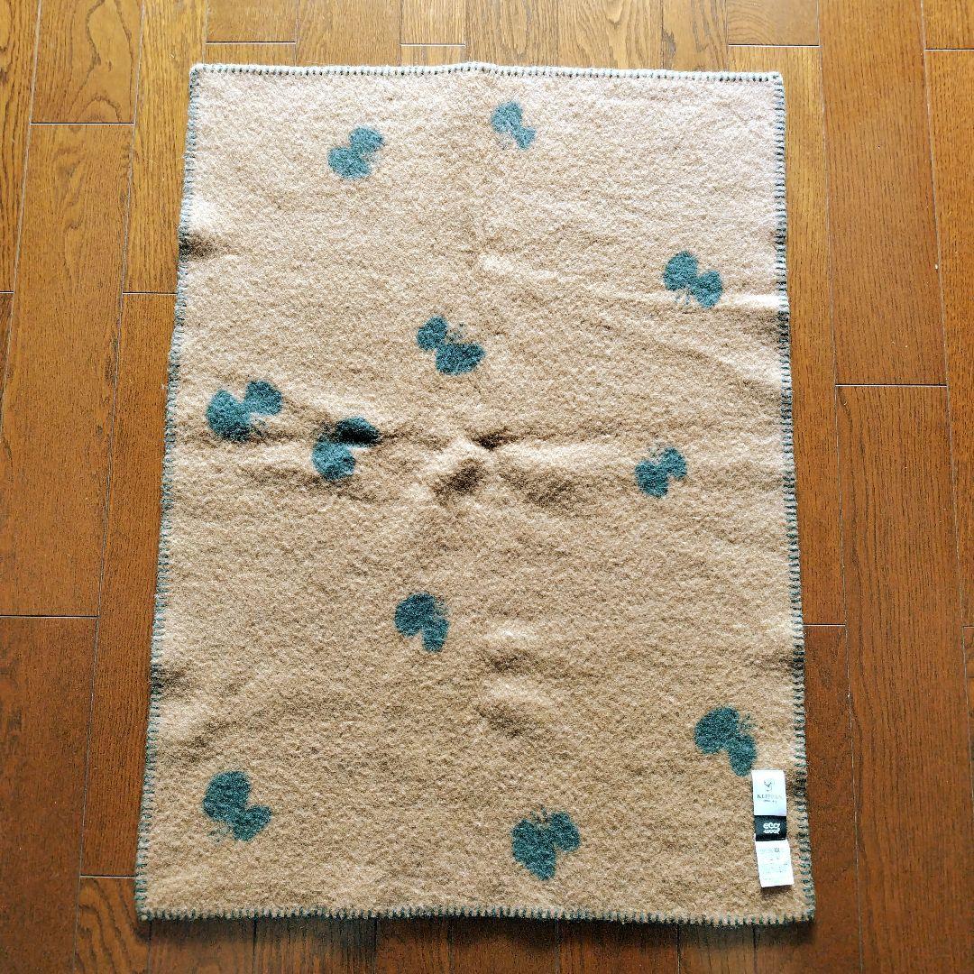 クリッパン　ミナペルホネコラボレーション　ミニブランケット　ウール　ひざ掛け