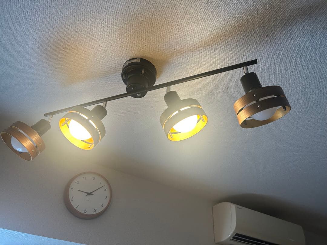 ブラックシーリングライト モダンデザイン おしゃれ 2個セット MODERN