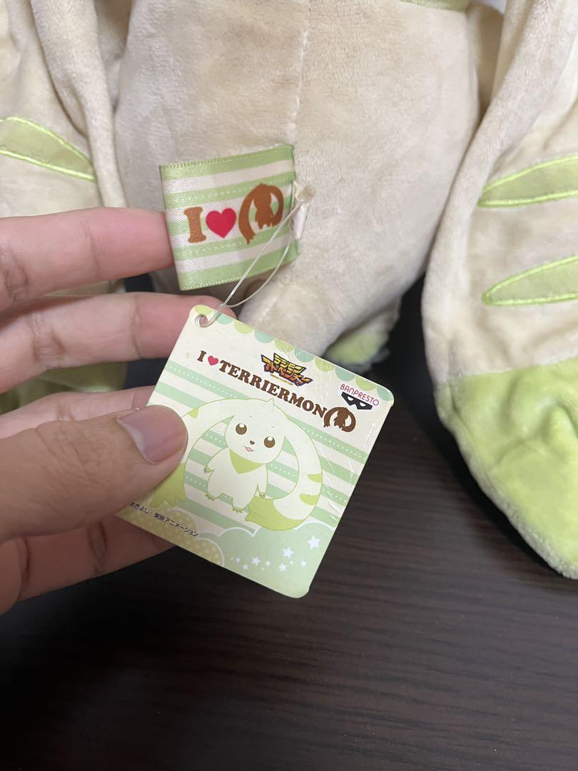 ロップモンタグ付き　デジモンテイマーズ　テリアモン　でっかいぬいぐるみ　タグ付き