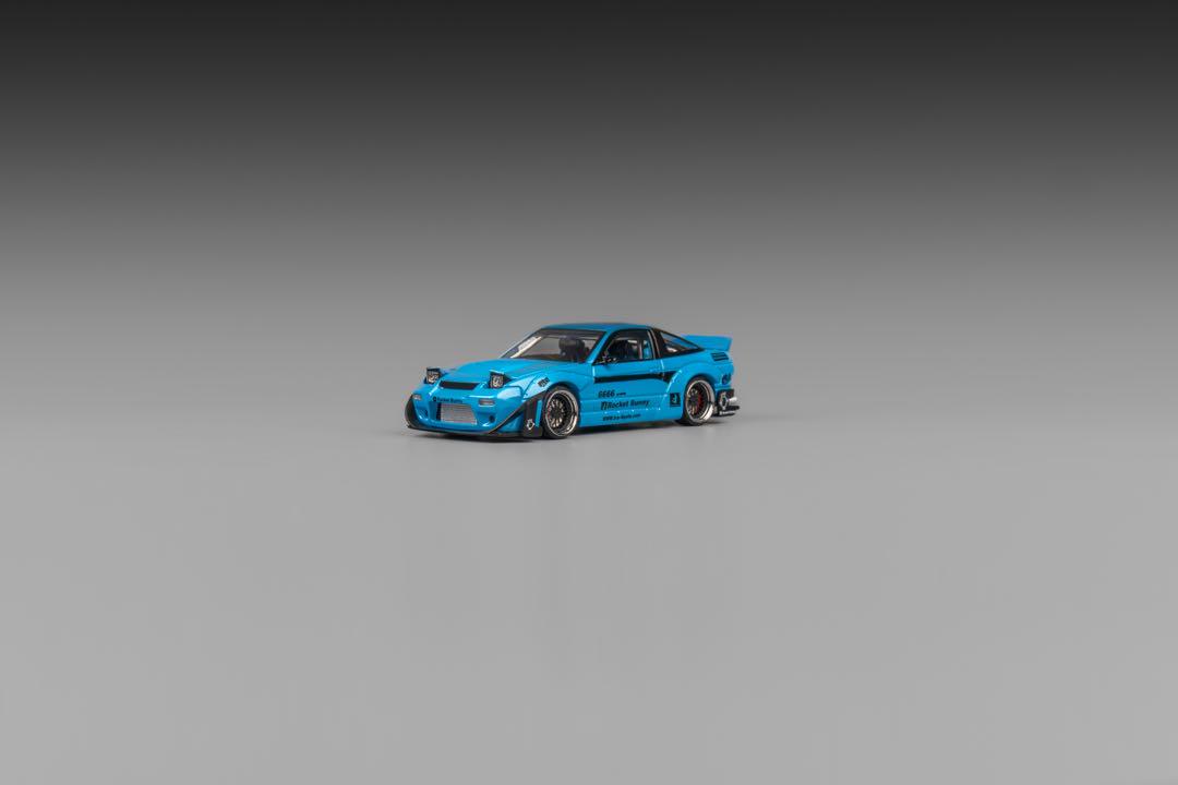 1/64 Micro Turbo 日産 180SX ロケバニ メタリックブルー