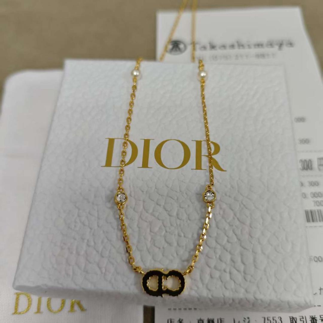 Dior Clair D Lune ダブルDロゴ ネックレス
