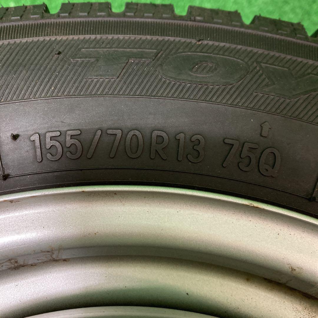 TOYO 155/70R13 スタッドレスタイヤ13インチホイール付き4本！