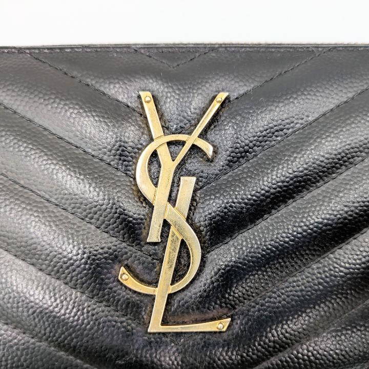 サンローラン＊Saint Laurent＊長財布＊カサンドラ＊ラウンドジップ