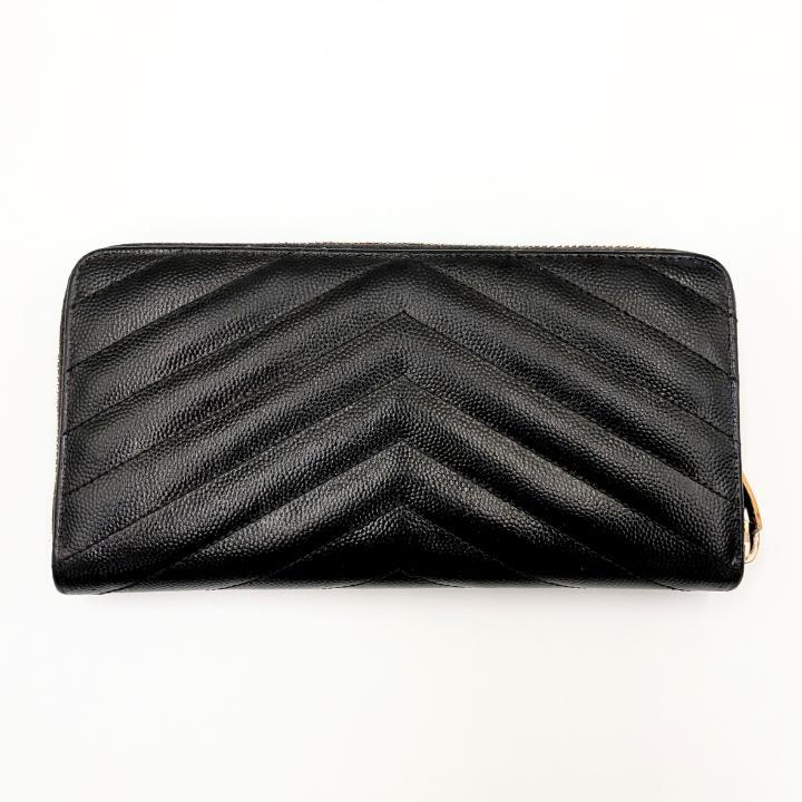 サンローラン＊Saint Laurent＊長財布＊カサンドラ＊ラウンドジップ