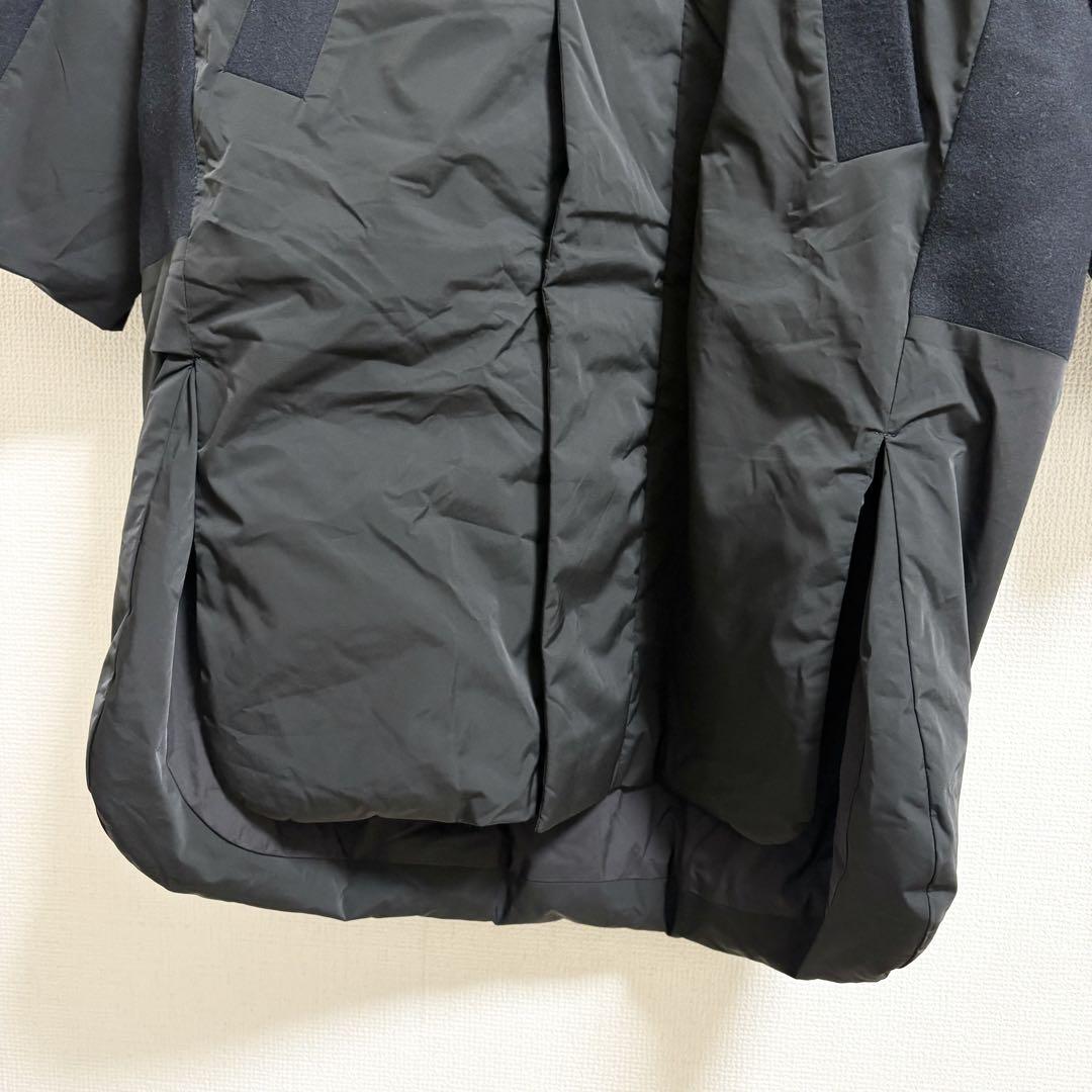 完売品✨ENFOLD PEツイル WOOL×ダウンコート 38 ネイビー