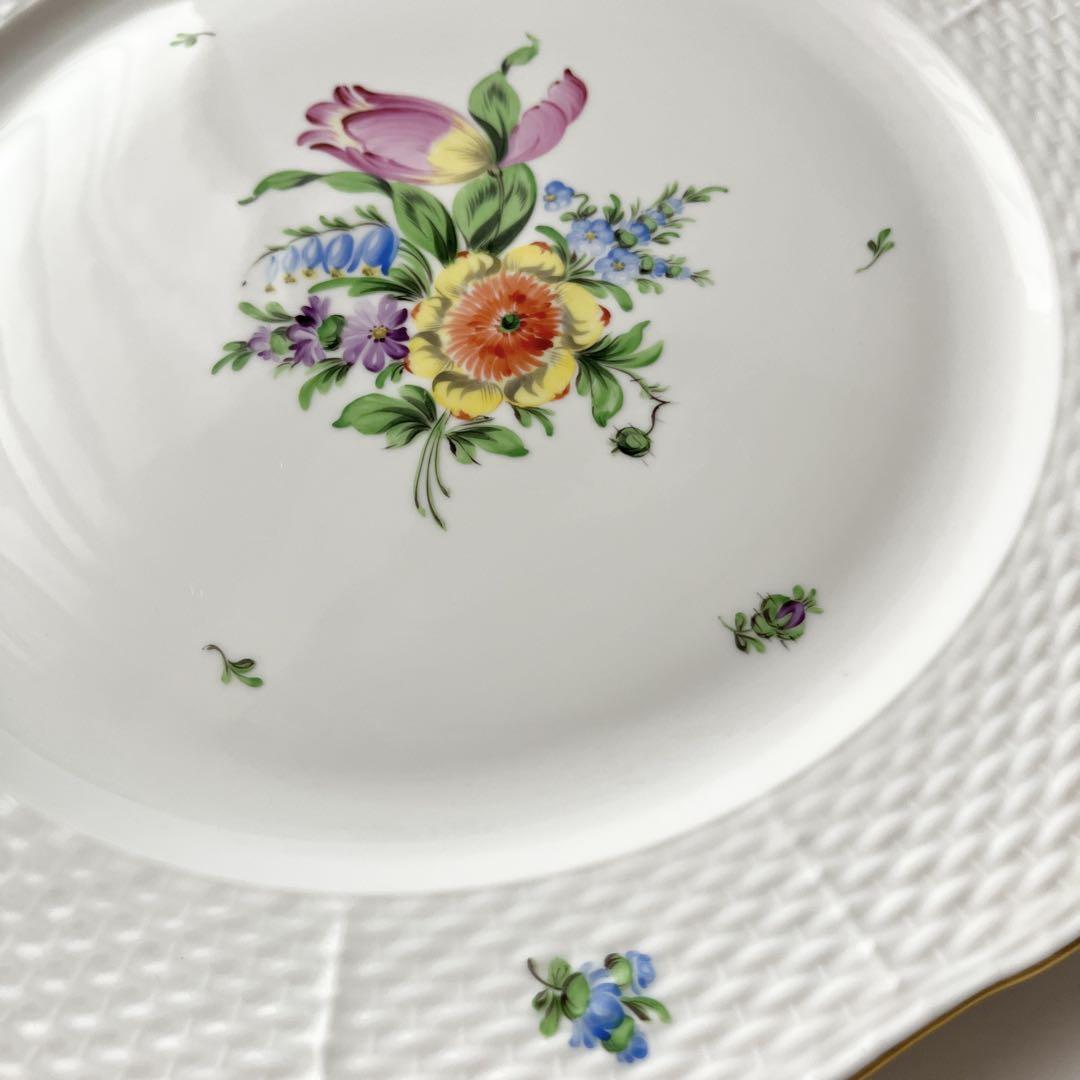 HEREND ヘレンド BT チューリップの花束 大皿 プレート