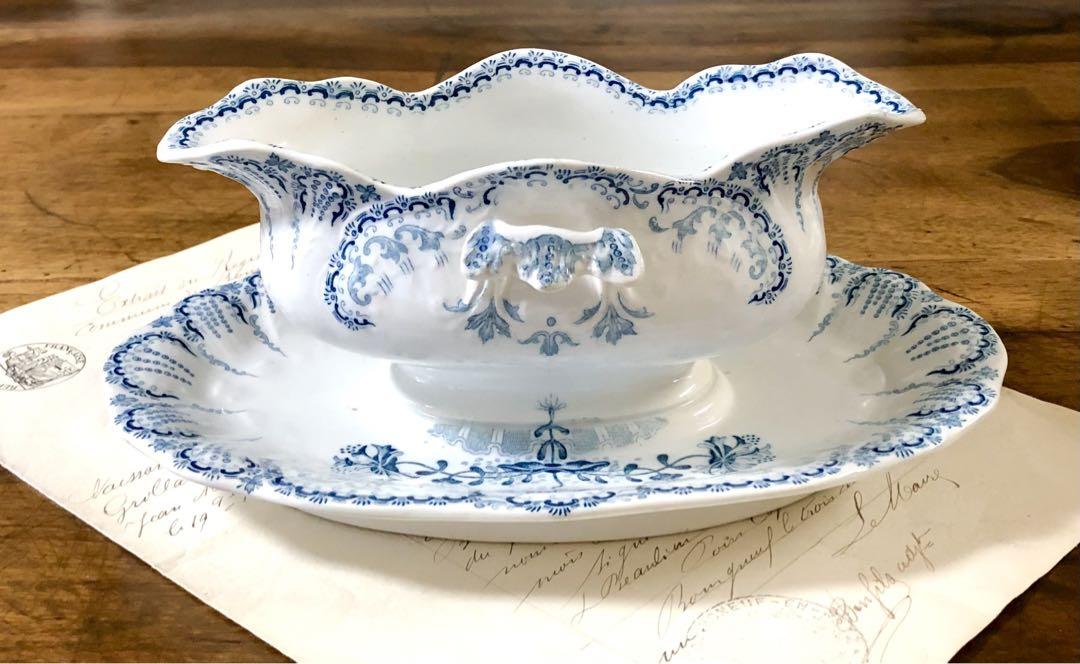 美しい野薔薇のソーシエール　サンタマンアマージュ　フランスアンティーク サンタマン レジェンス REGENCE ソーシエール フランス アンティーク