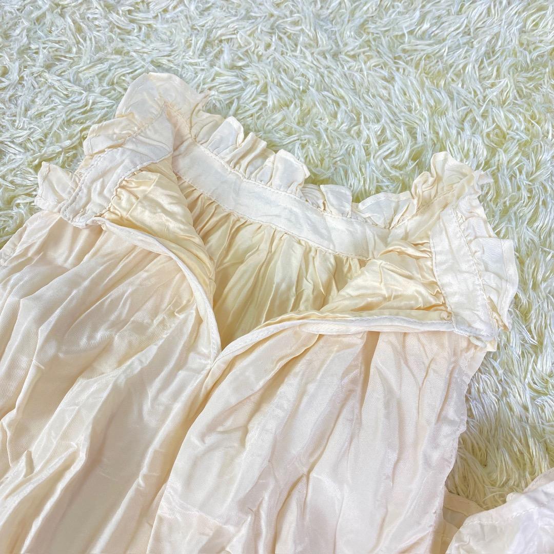 美品 エイミー ワッシャープリーツオフショルダーワンピース F オフ