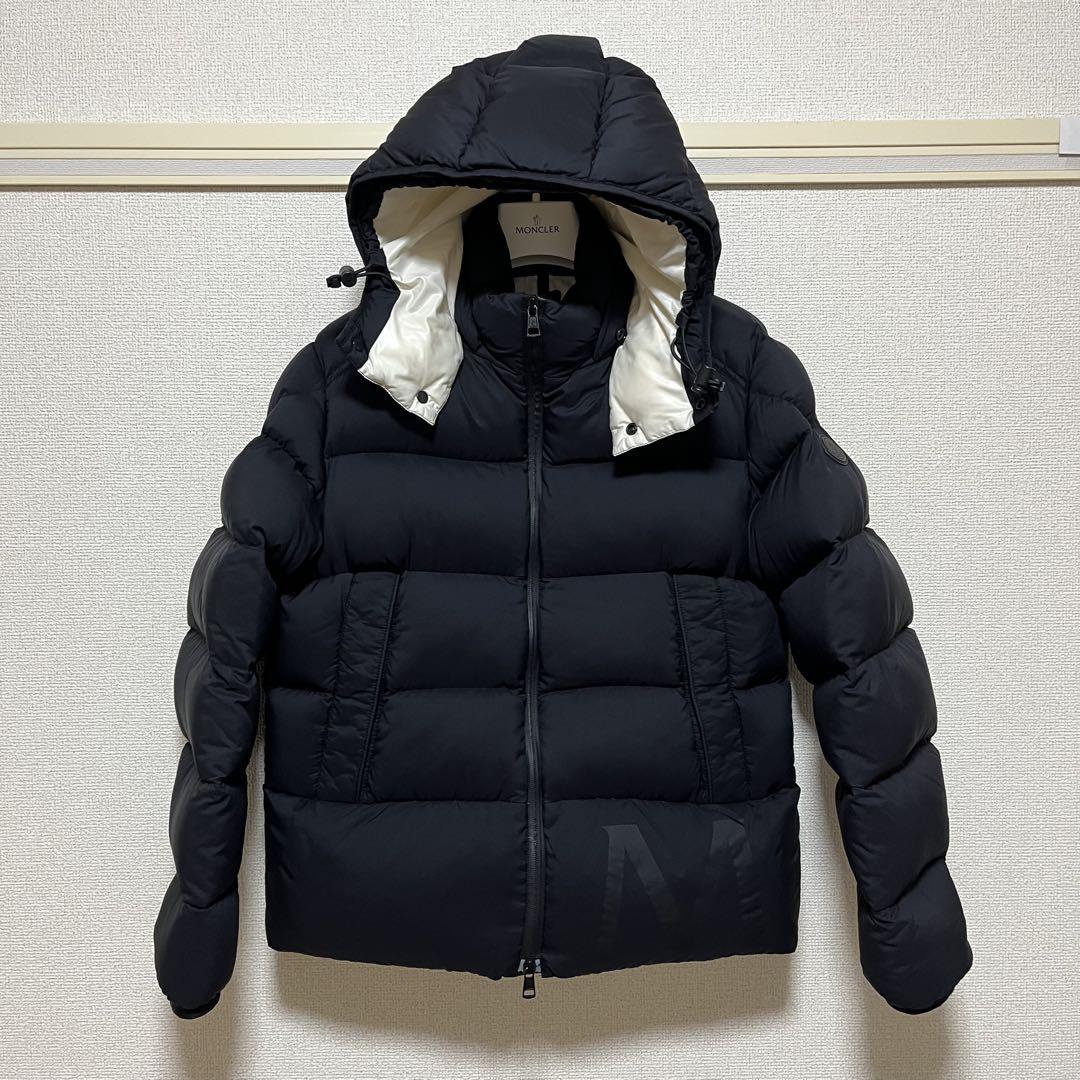 ✨極美品✨MONCLER Wilms ダウンジャケット フード着脱可能 ネイビー
