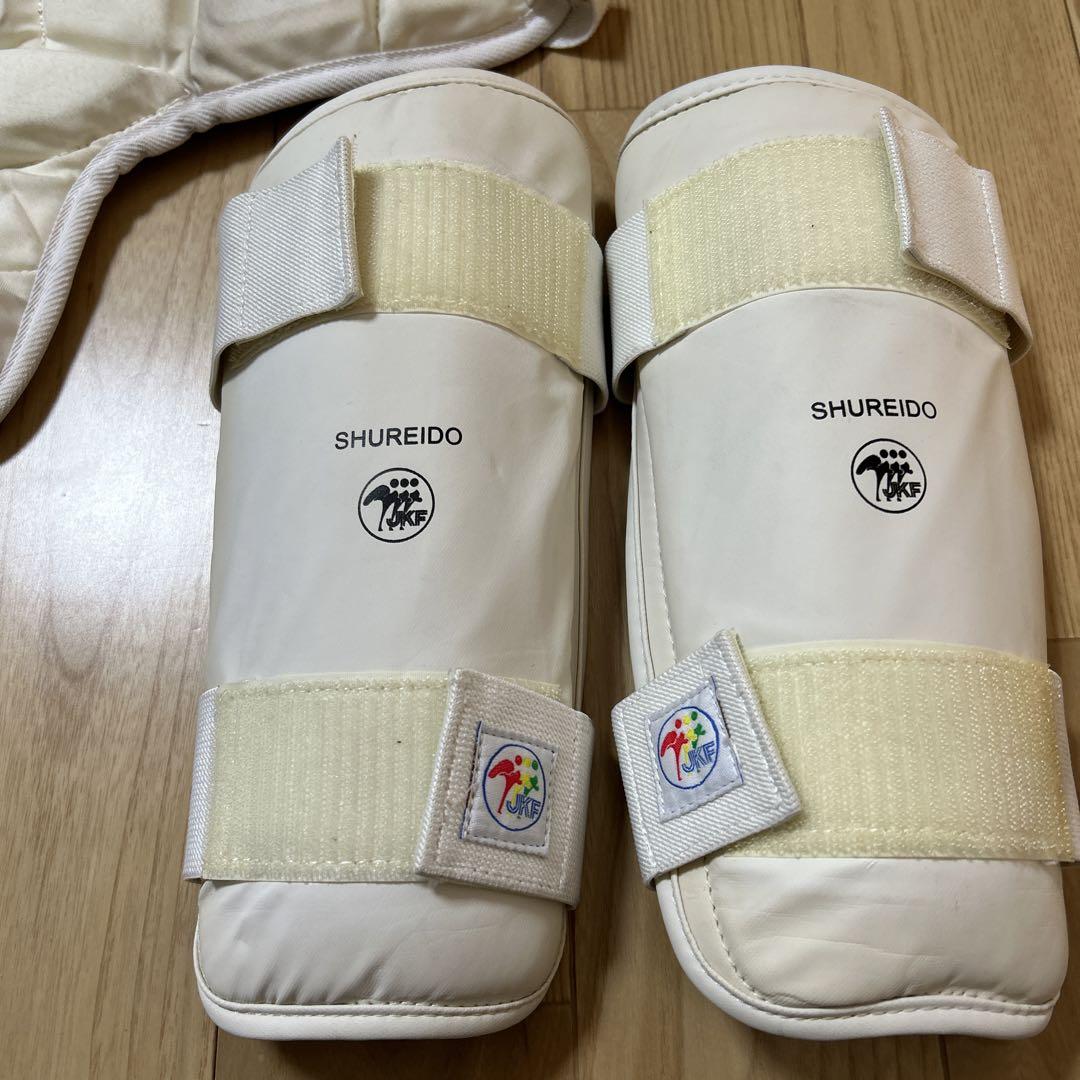 ミズノ 空手 防具セット 胴プロテクター シンガード 拳