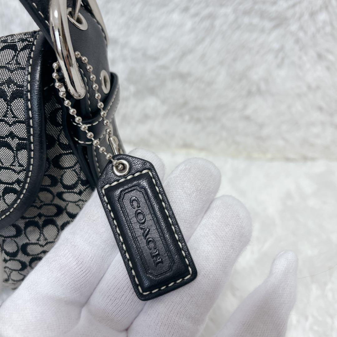 【美品】COACHコーチ SOHOソーホー ワンショルダーバッグ シグネチャー