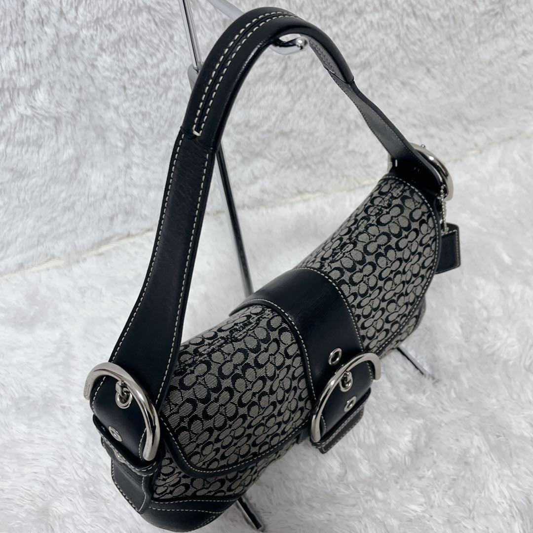 【美品】COACHコーチ SOHOソーホー ワンショルダーバッグ シグネチャー