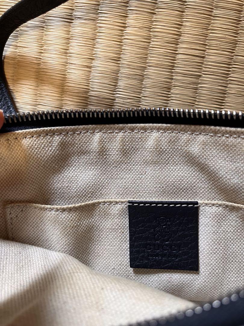 Gucci ブラックレザー バッグ
