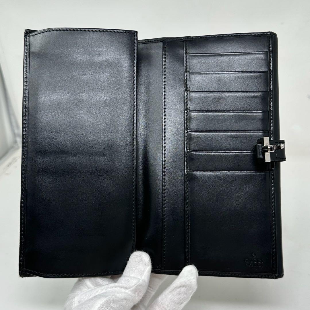 【美品】 GUCCI グッチ GG ジャッキー 長財布 箱付き