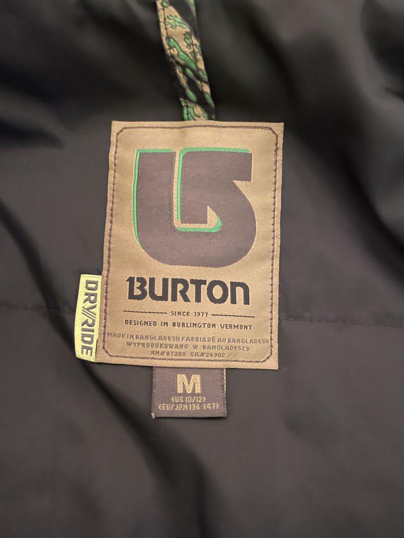 Burton スノーボード　ウエア　ジャケット M (Ｓに近い)