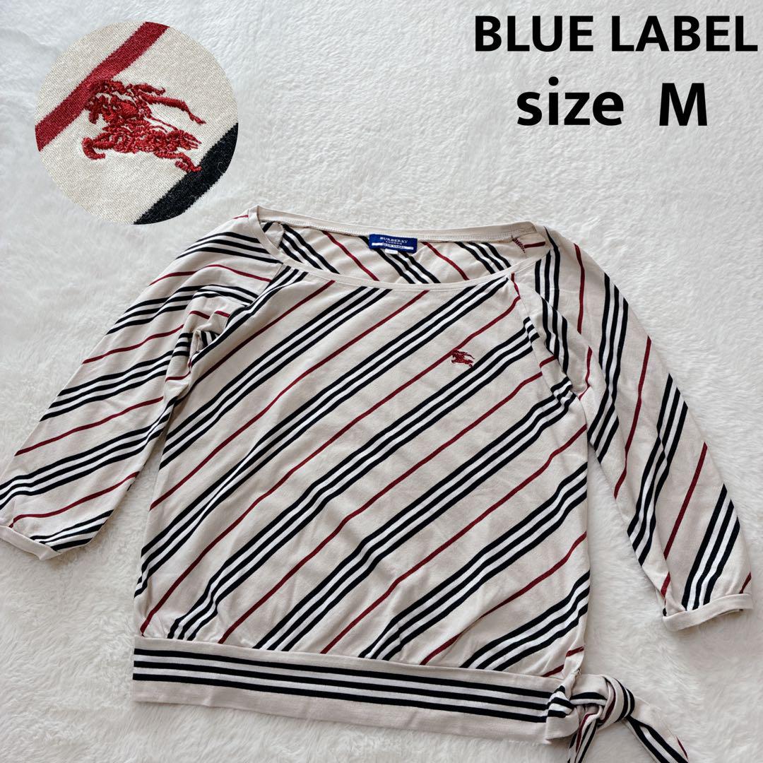 BURBERRY BLUE LABEL ノバチェックカラー　カットソー　七分袖