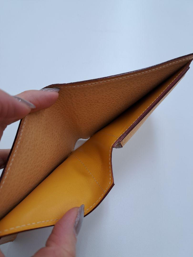 GANZO 二つ折り財布 ブラウン