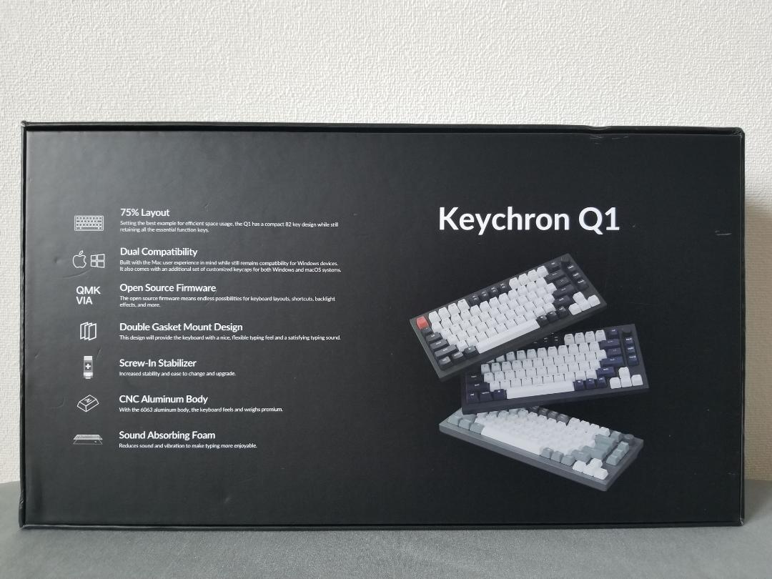 Keychron Q1 Knob Version 赤軸 US配列 キーボード