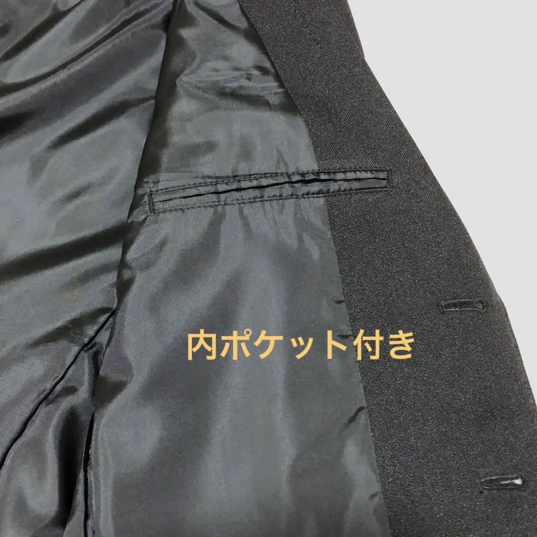 【新品級】冠婚葬祭 セレモニー  男の子スーツ 5点セット ブラック 165A