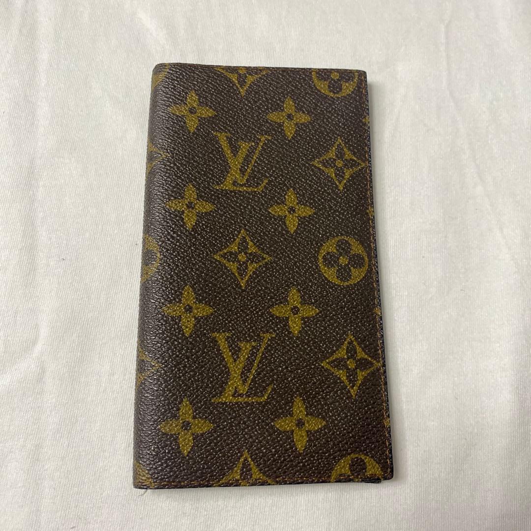 ルイヴィトン 手帳カバー モノグラム お札入れ 財布 パスポートカバー
