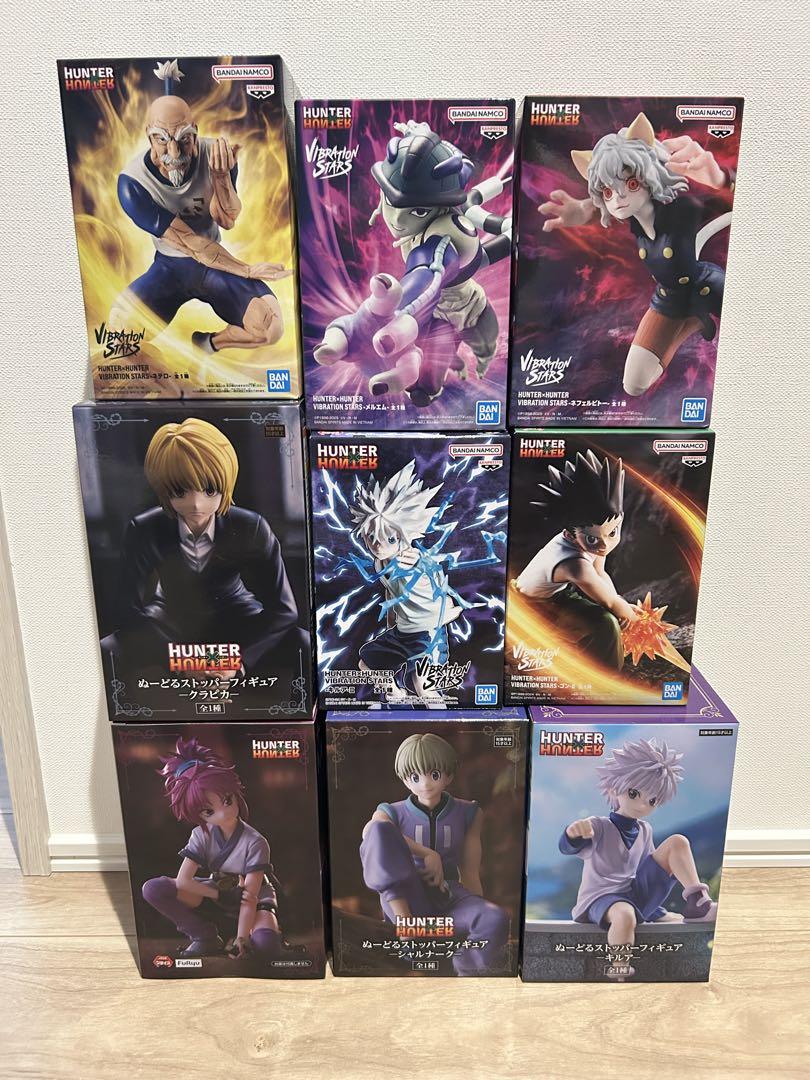 2025新商品 ハンターハンター プライズ フィギュア まとめ売り 9点セット コミック・アニメ