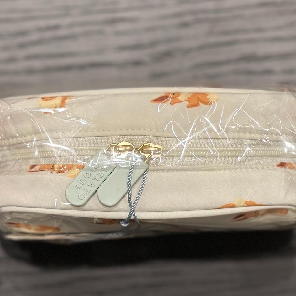 Gelato pique 総柄ポーチ イーブイ ミント