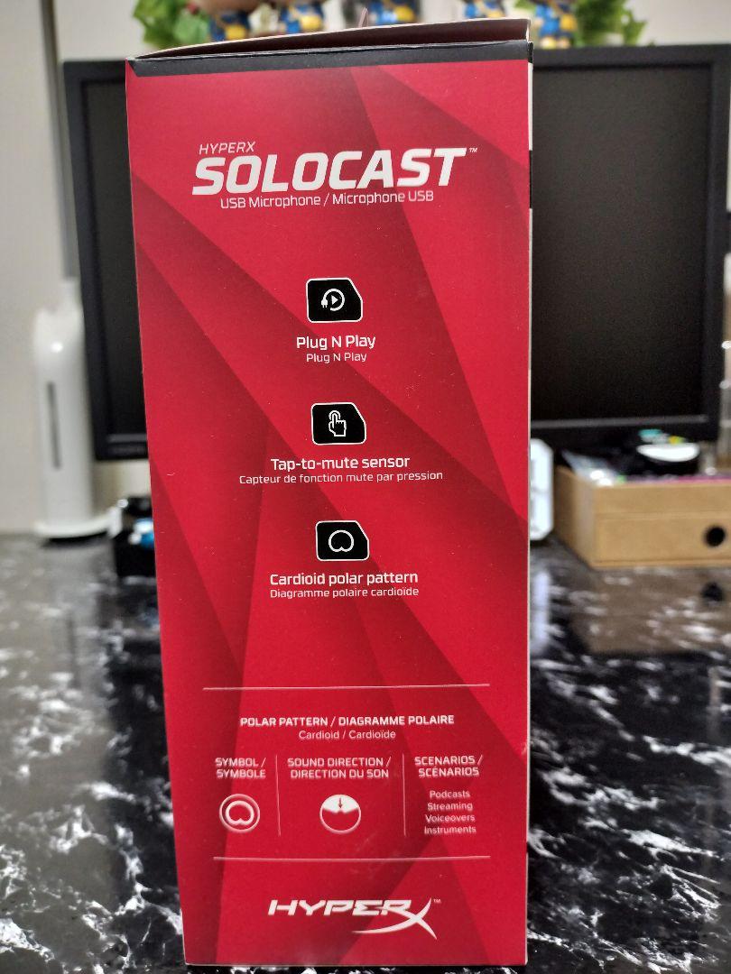 HyperX SoloCast - USBマイク（ブラック）