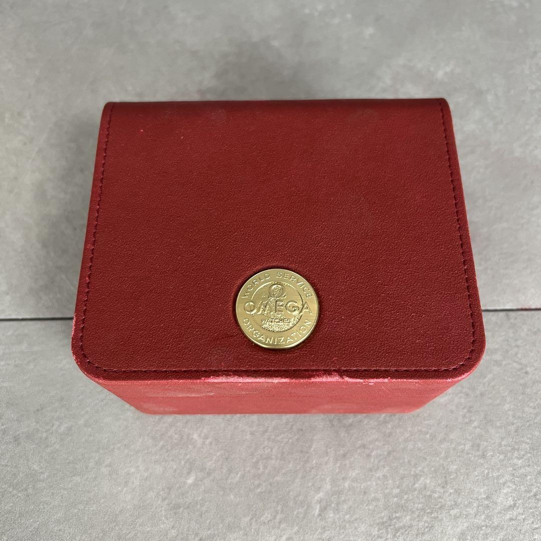 OMEGA 時計ケース レッド 箱入れ Vintage OMEGA Watch Box Red Genuine Jewelry Empty Case #634