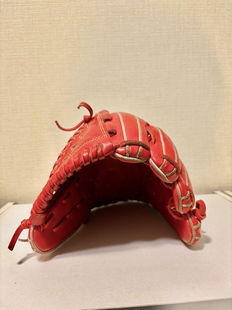 ウィルソン Wilson staff 軟式グローブ 赤 投手 ピッチャー DM型