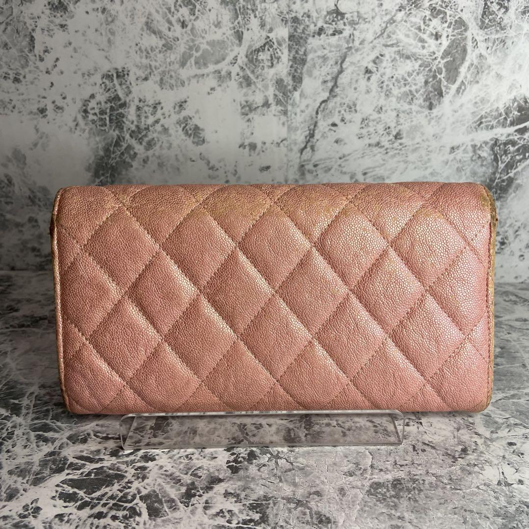 ✨CHANEL✨　シャネル　長財布　キャビアスキン