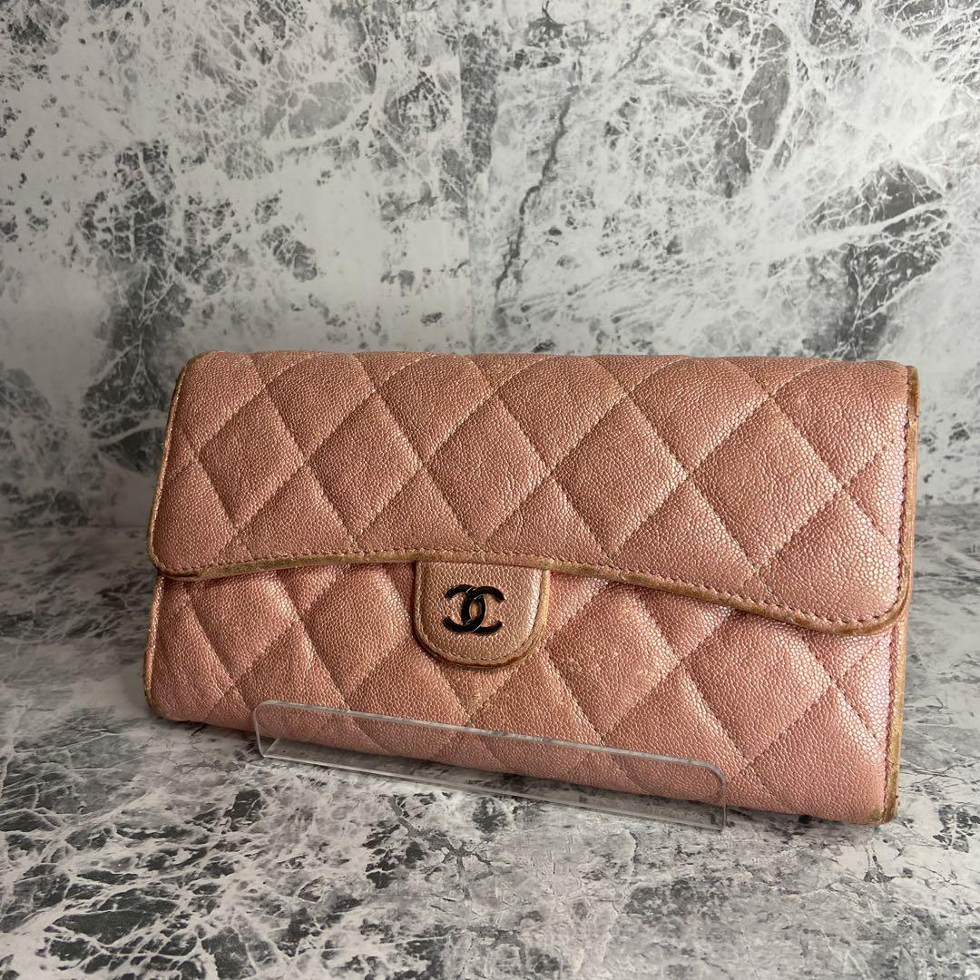 ✨CHANEL✨　シャネル　長財布　キャビアスキン