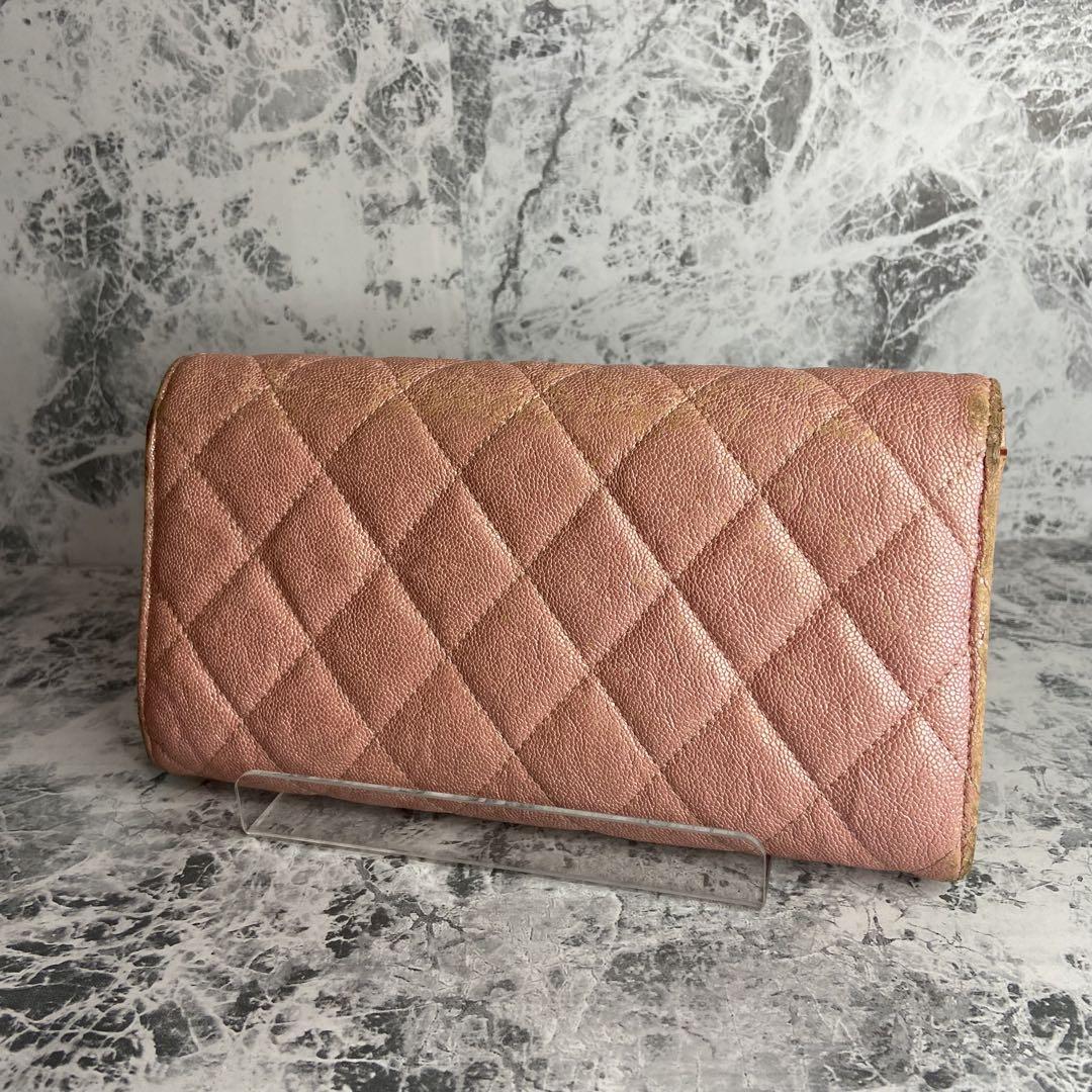 ✨CHANEL✨　シャネル　長財布　キャビアスキン