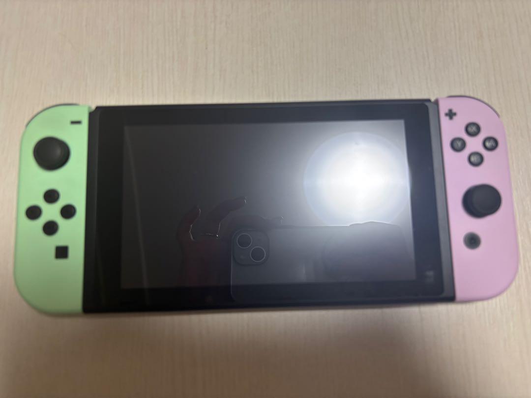 Nintendo Switch グリーン/ピンク 本体