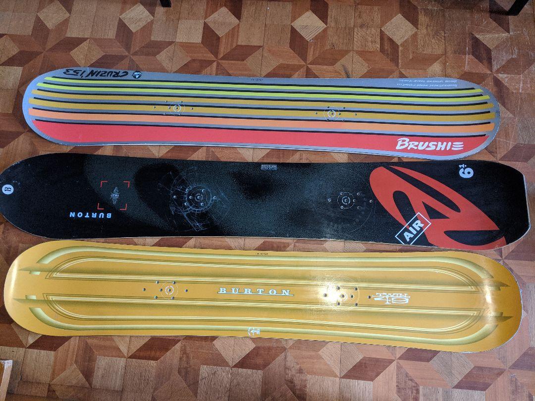 BURTONビンテージボード　 ブラッシー他計３枚