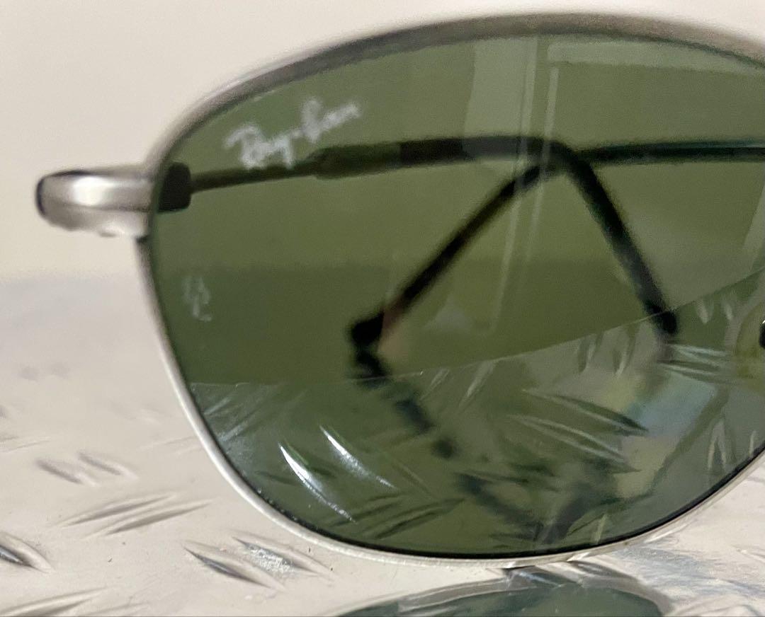 SG【used】 Ray-Ban レイバン オーバルサングラス グリーン