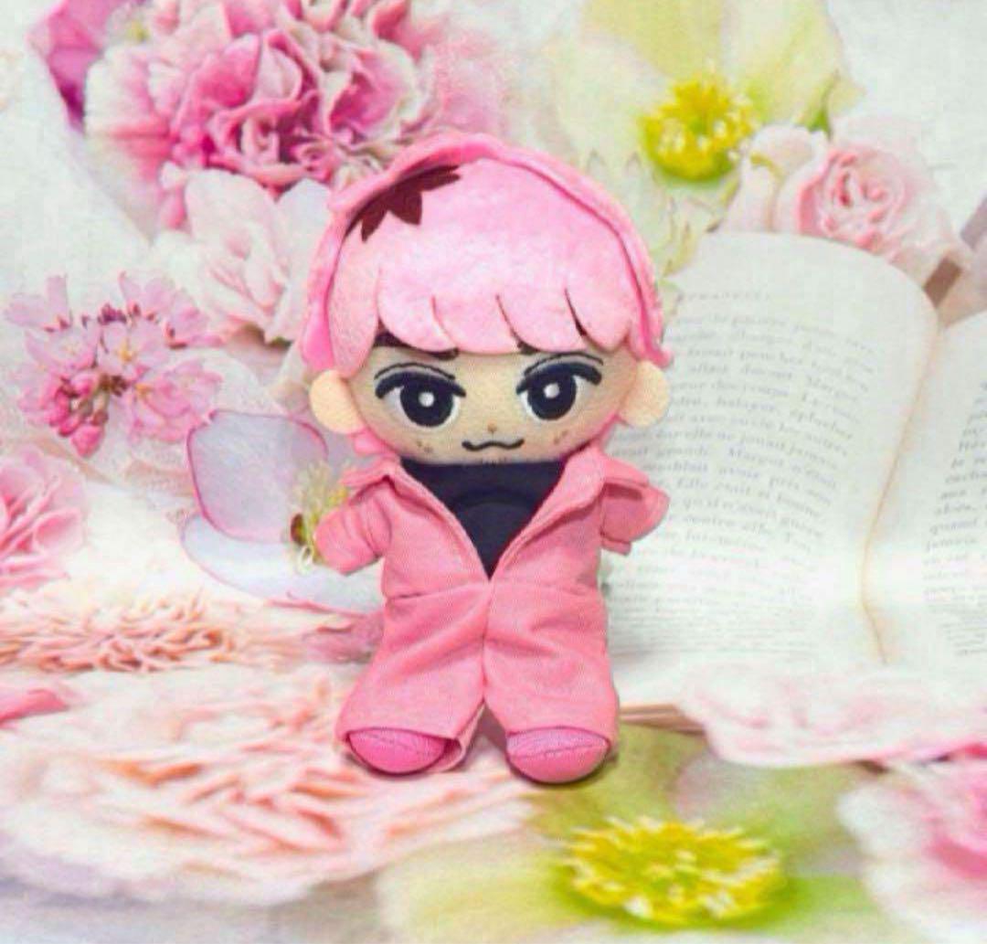 安価 ワタナベ つなぎ すのチル ピンク ① チルぬい さっ 佐久間大介 スノチル 着せ替え服・アウトフィット