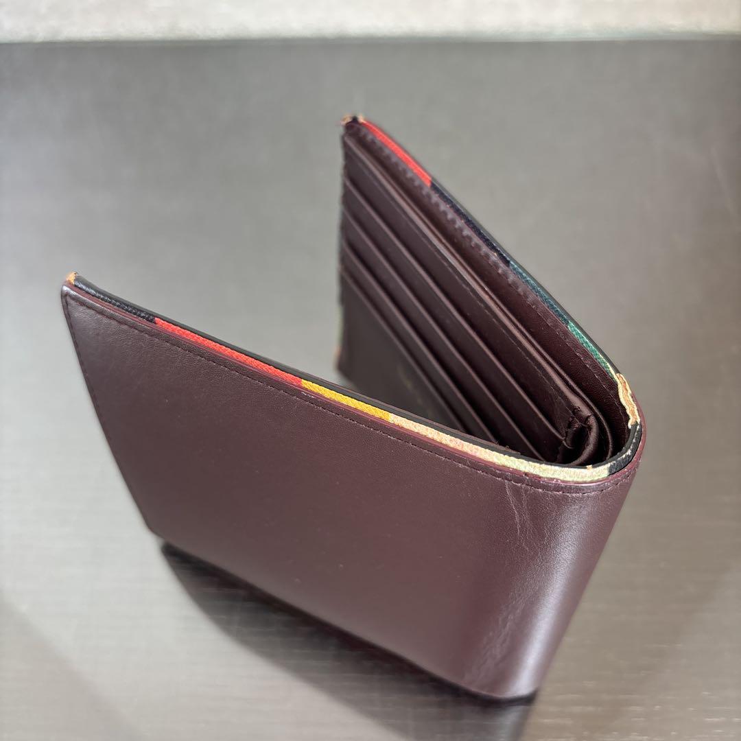 Paul Smith ポールスミス　財布　メンズ　ブランド　二つ折り財布 茶色