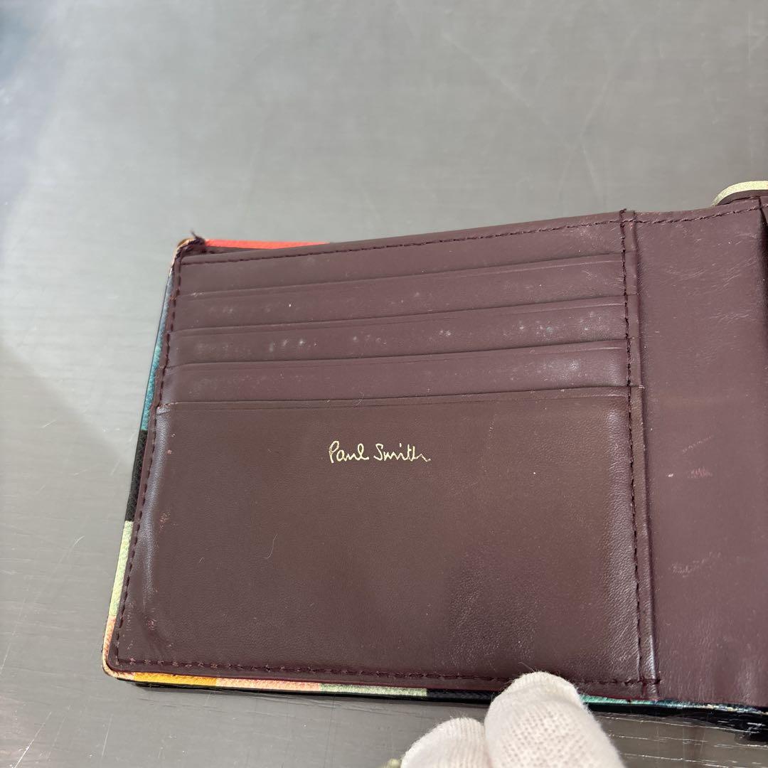 Paul Smith ポールスミス　財布　メンズ　ブランド　二つ折り財布 茶色