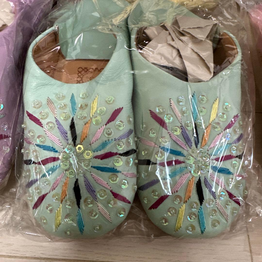 花火刺繍 6足セット