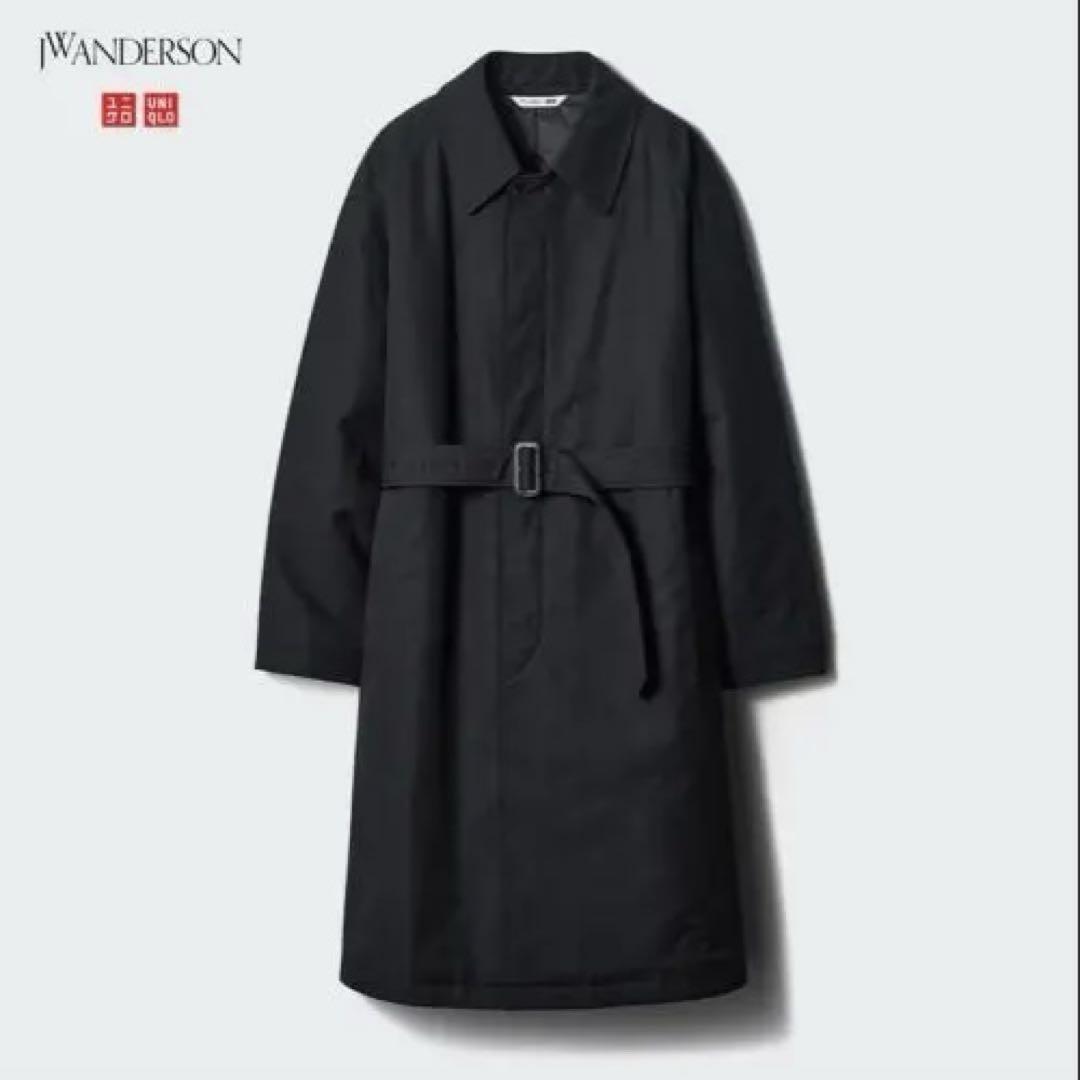 JWANDERSON UNIQLO トレンチコート ブラック Lジャケット・アウター