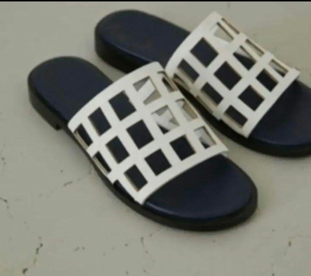 靴 RIM.ARK Lattice pattern sandal 23.5cm